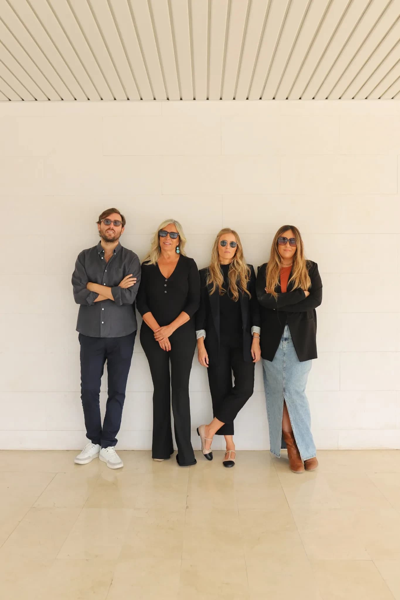 Salvador, Ana, Anita y Rocío, el equipo familiar de Santayana Home