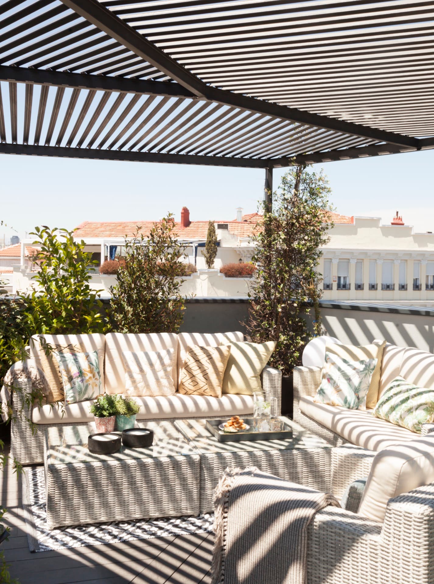 Terraza amueblada de Casa Botánica